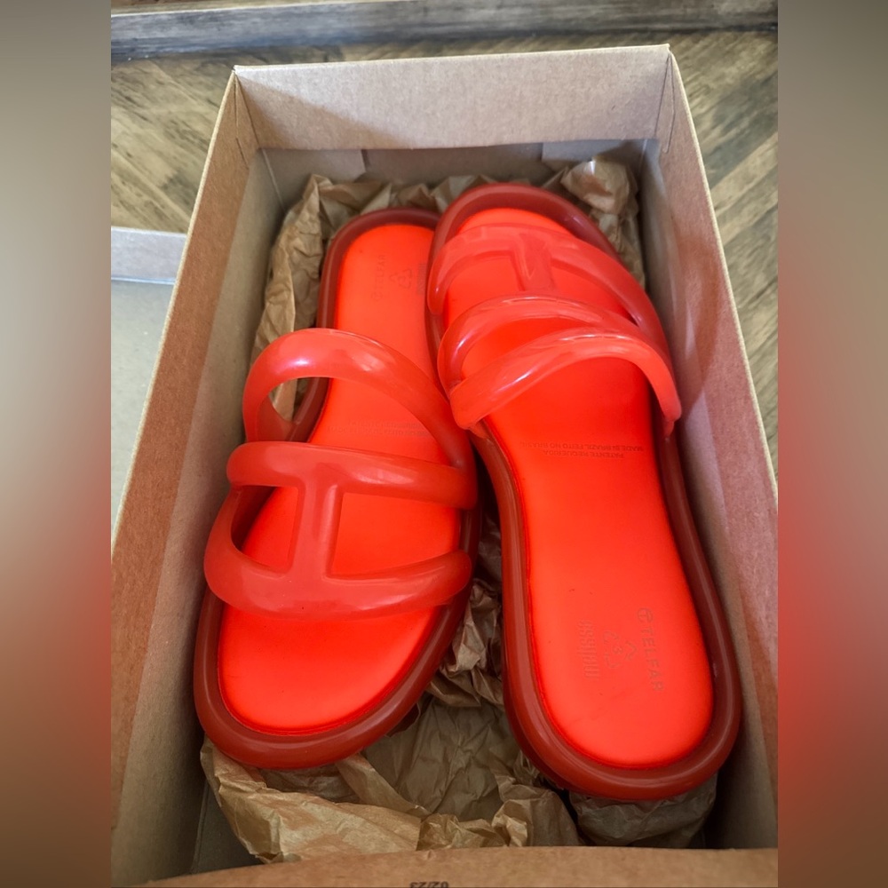 Telfar x Melissa Jelly slides